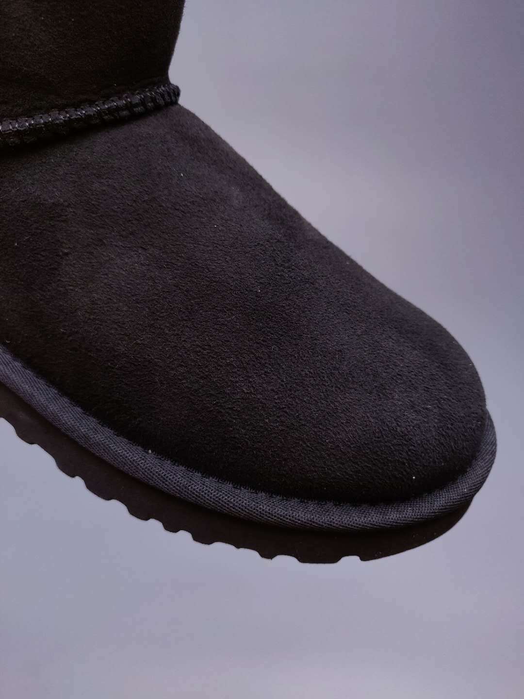 Black Side-Zip Mid-Calf Boots | 2480