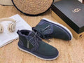 Dark Gray Niumu Zip-Up Shoes | Updated Design 3883