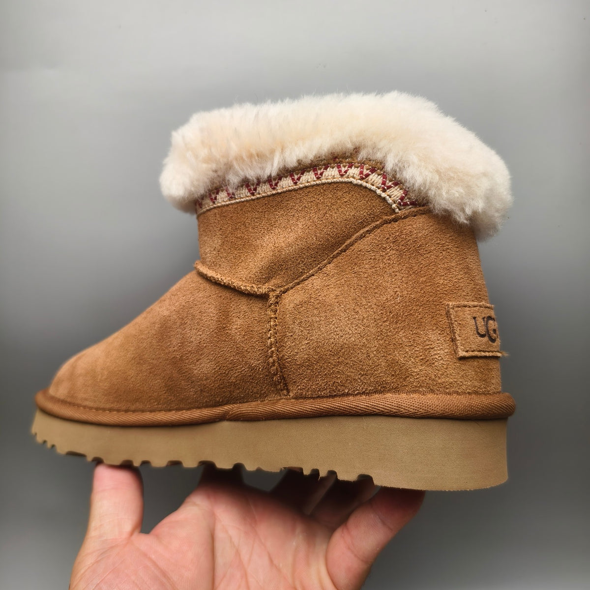 Chestnut Folk-Inspired Low-Top Casual Shoes | 4496