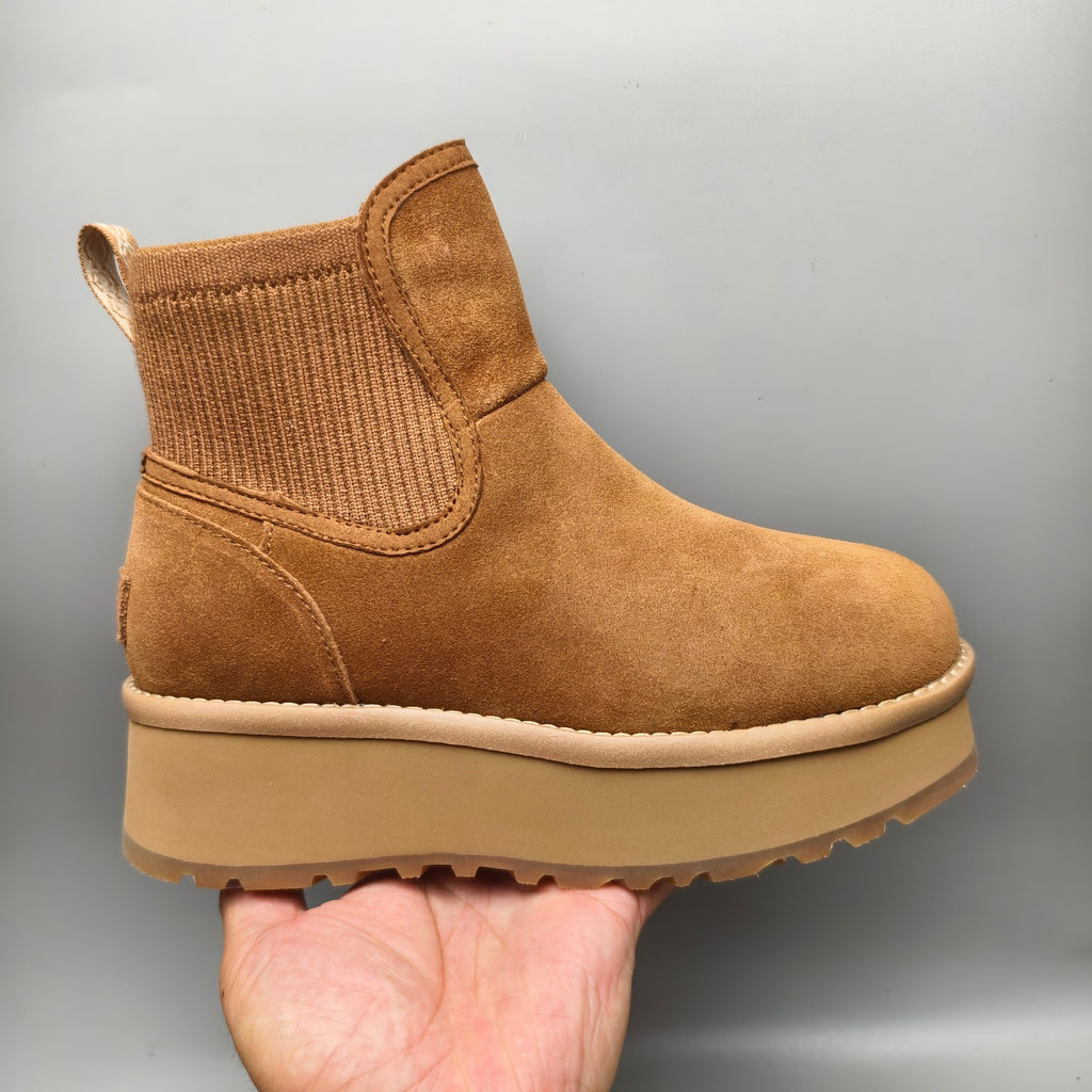 Chestnut 5 cm Platform Casual Fashion Shoes | 3258