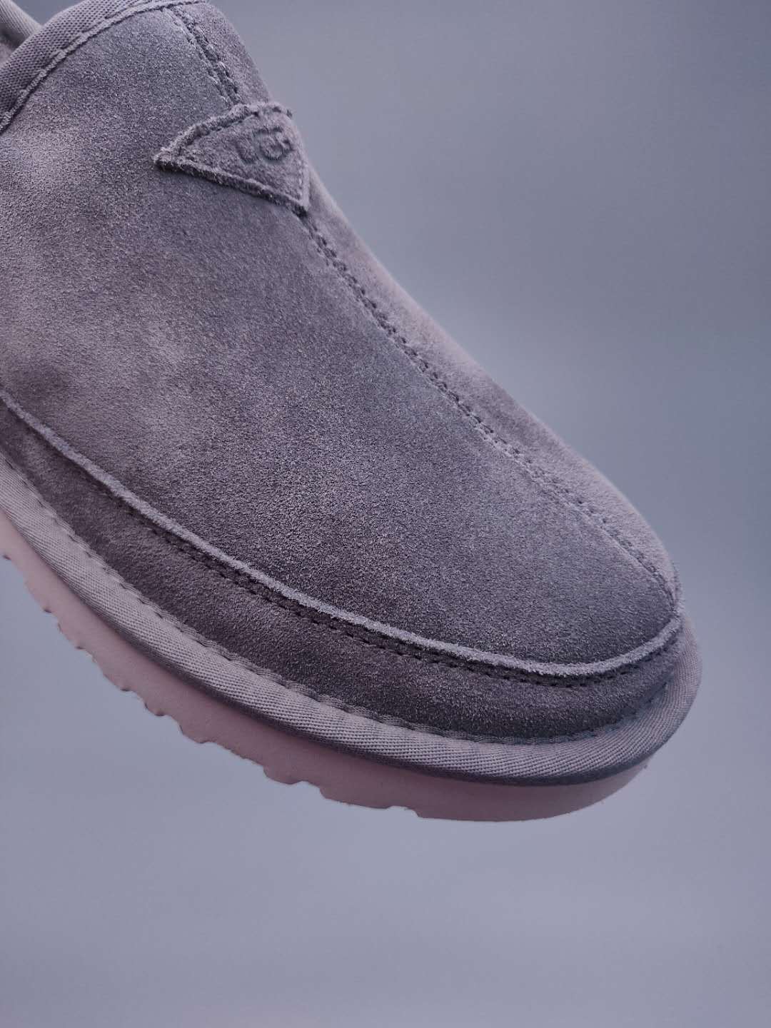 Men's Gray Low-Top Slip-On Shoes | 3455