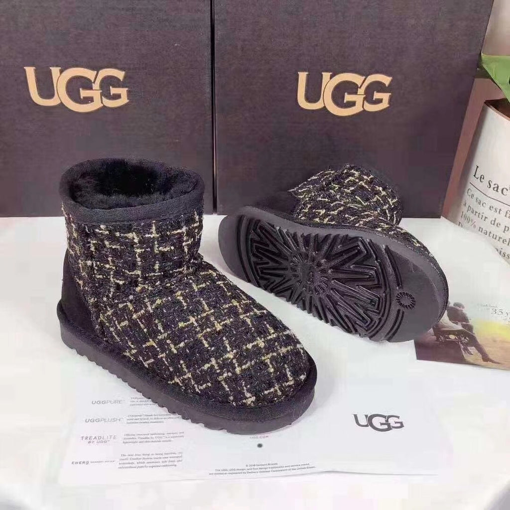 Kids' Chic Snow Boots in Xiangfeng Black | Style 5854