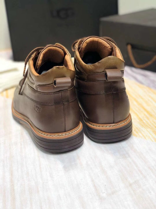 Chocolate Brown Leather Shoes | 0726-1