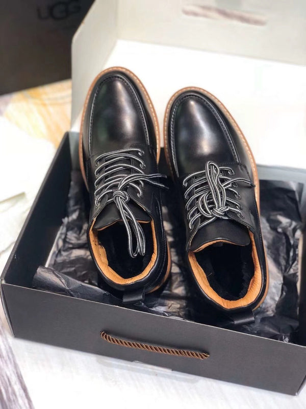 Classic Black Leather Shoes | 0726-1