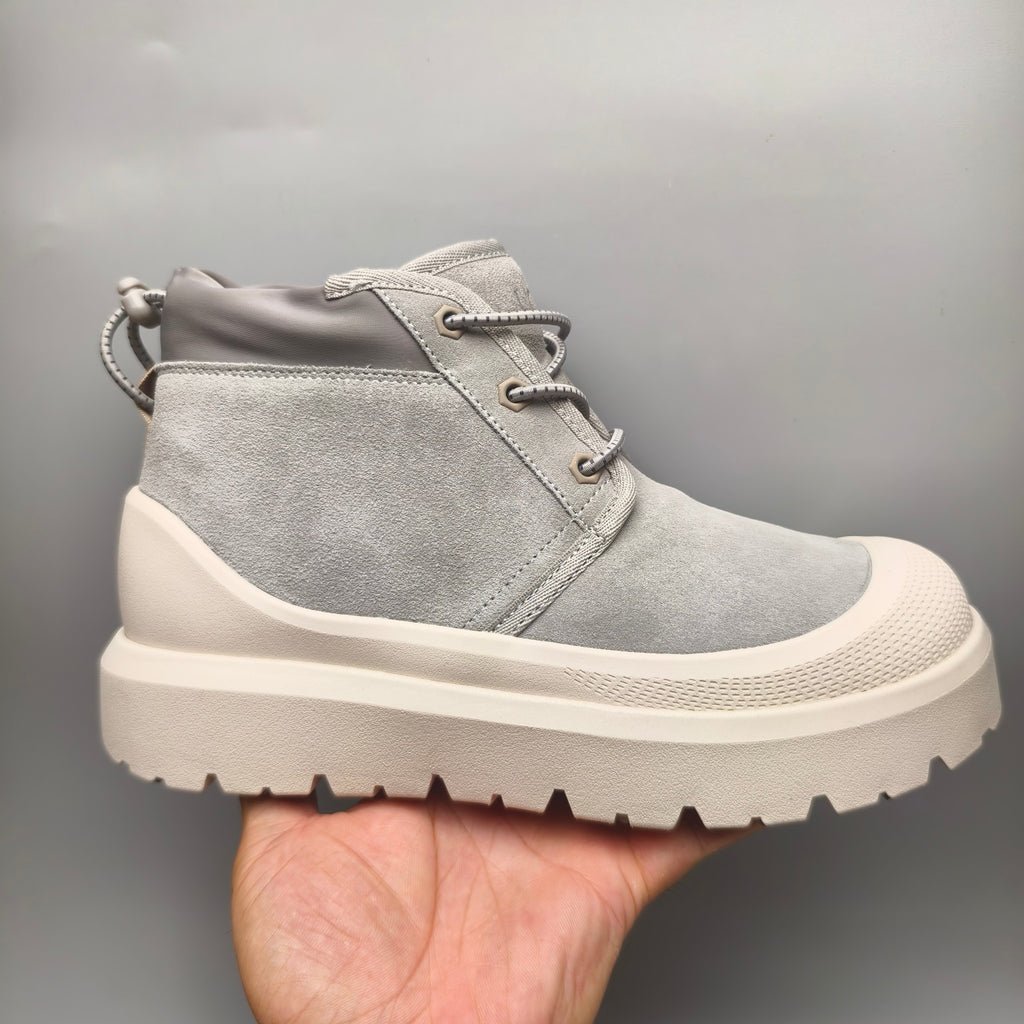 Light Gray High-Top Casual Shoes | 3991