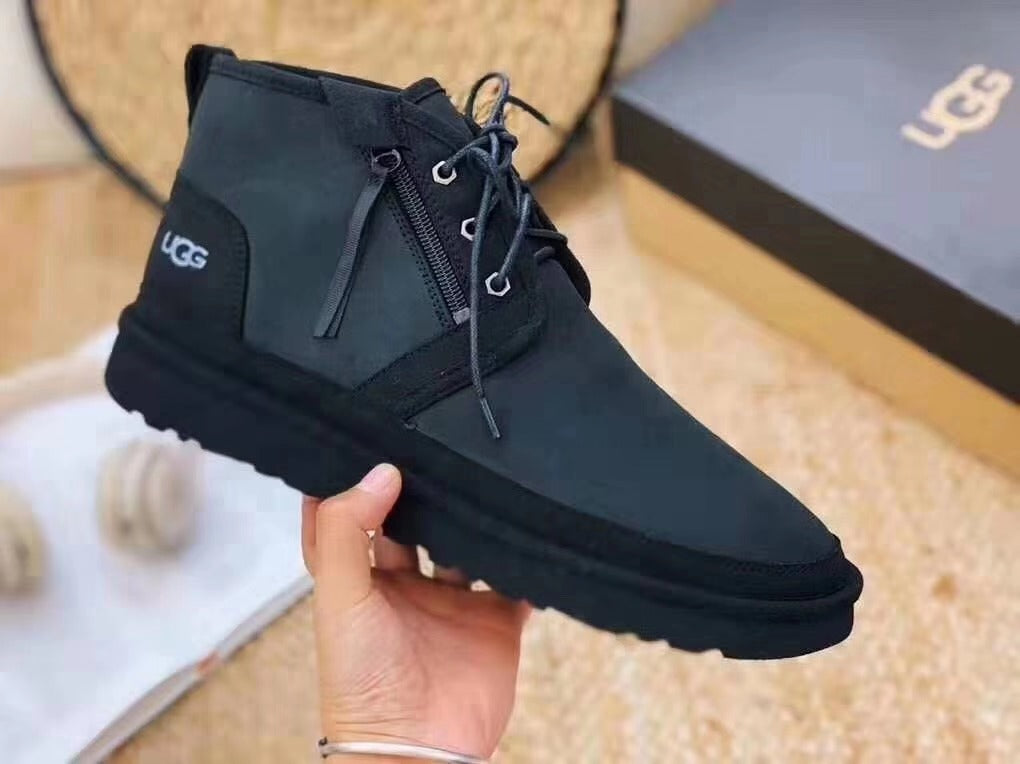 Black Niumu Zip-Up Shoes – Updated Design | 3883