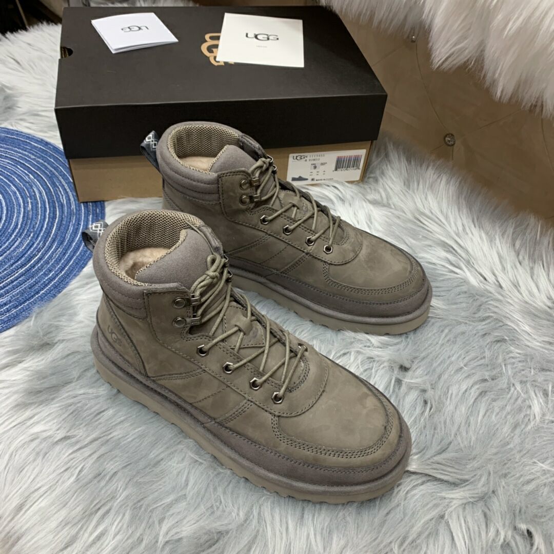 Men's Gray Lace-Up Casual Shoes | 2991