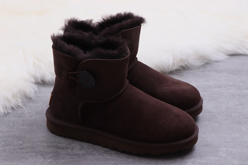 Coffee Brown Women's Mini Bailey Button II Boots 2.0 | Style 6422