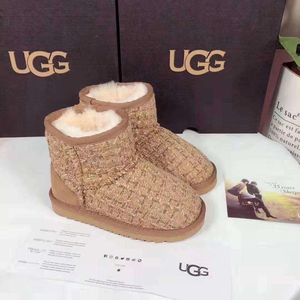 Kids' Chic Snow Boots in Xiangfeng Chestnut | Style 5854