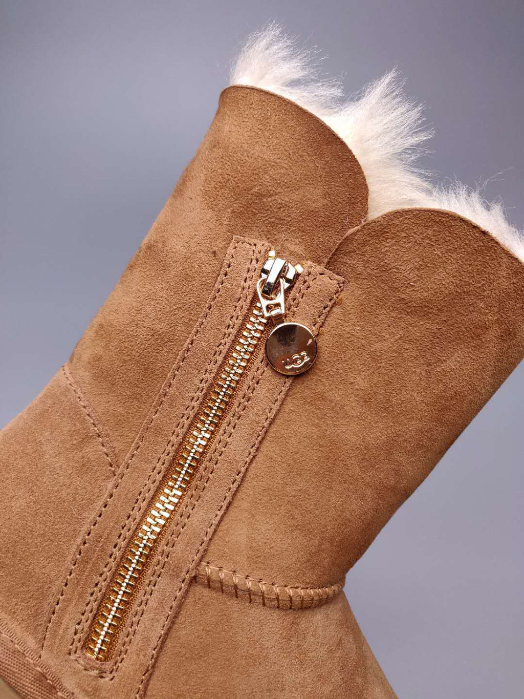 Chestnut Side-Zip Mid-Calf Boots | 2480