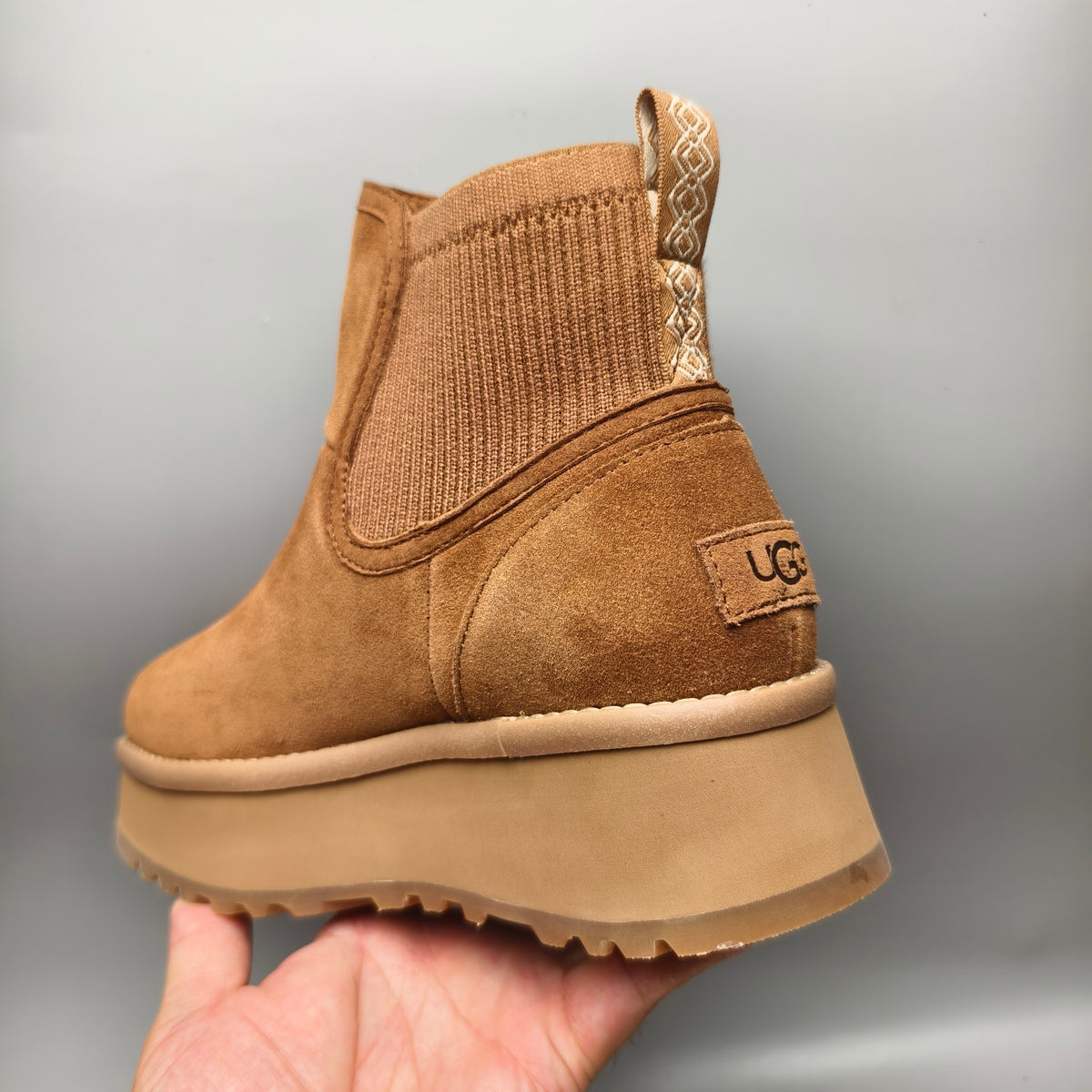 Chestnut 5 cm Platform Casual Fashion Shoes | 3258