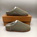 Green Slip-On Casual House Shoes | 1390