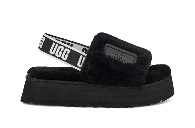 Black Disco-Inspired Sandals | 2258