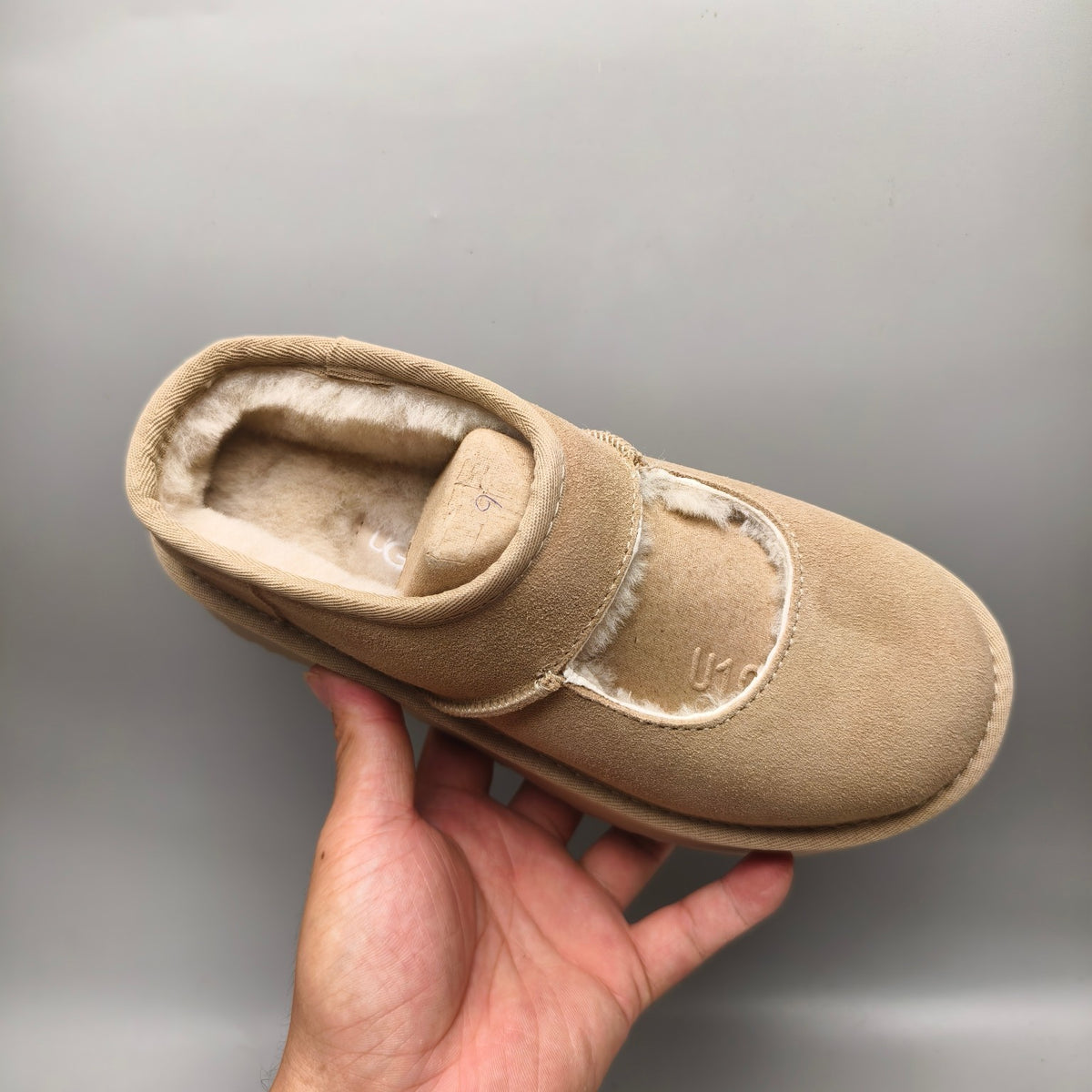 Sand Platform Mary Jane Fashion Shoes | Style 7612