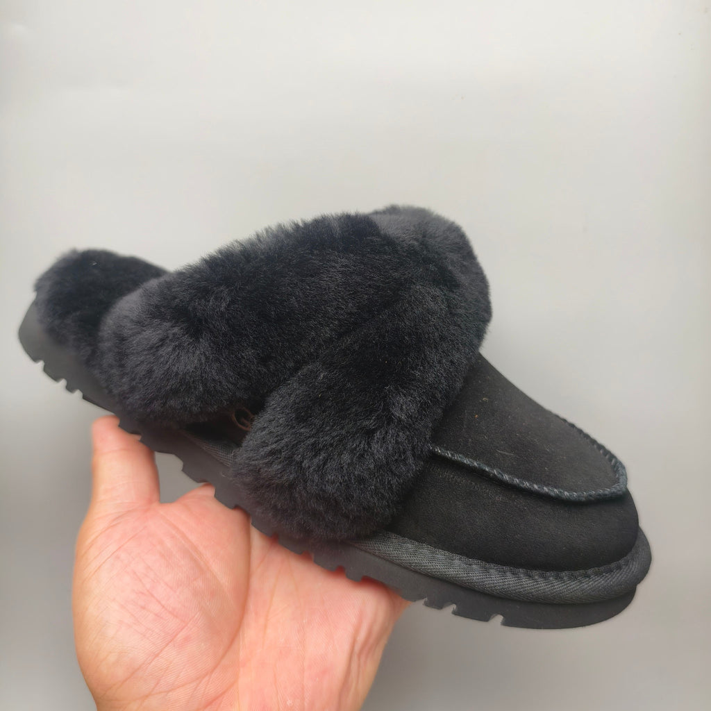 Black Casual House Slippers | 4571