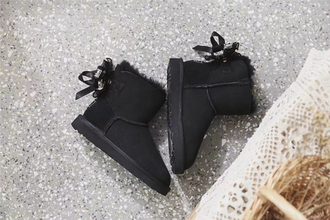 Classic Black 3-Way Snow Boots | Style 6503