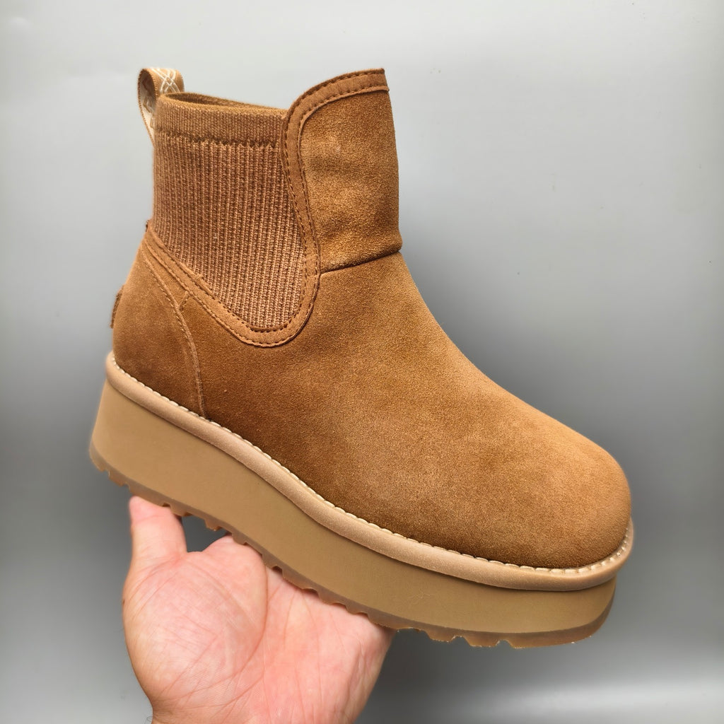 Chestnut 5 cm Platform Casual Fashion Shoes | 3258