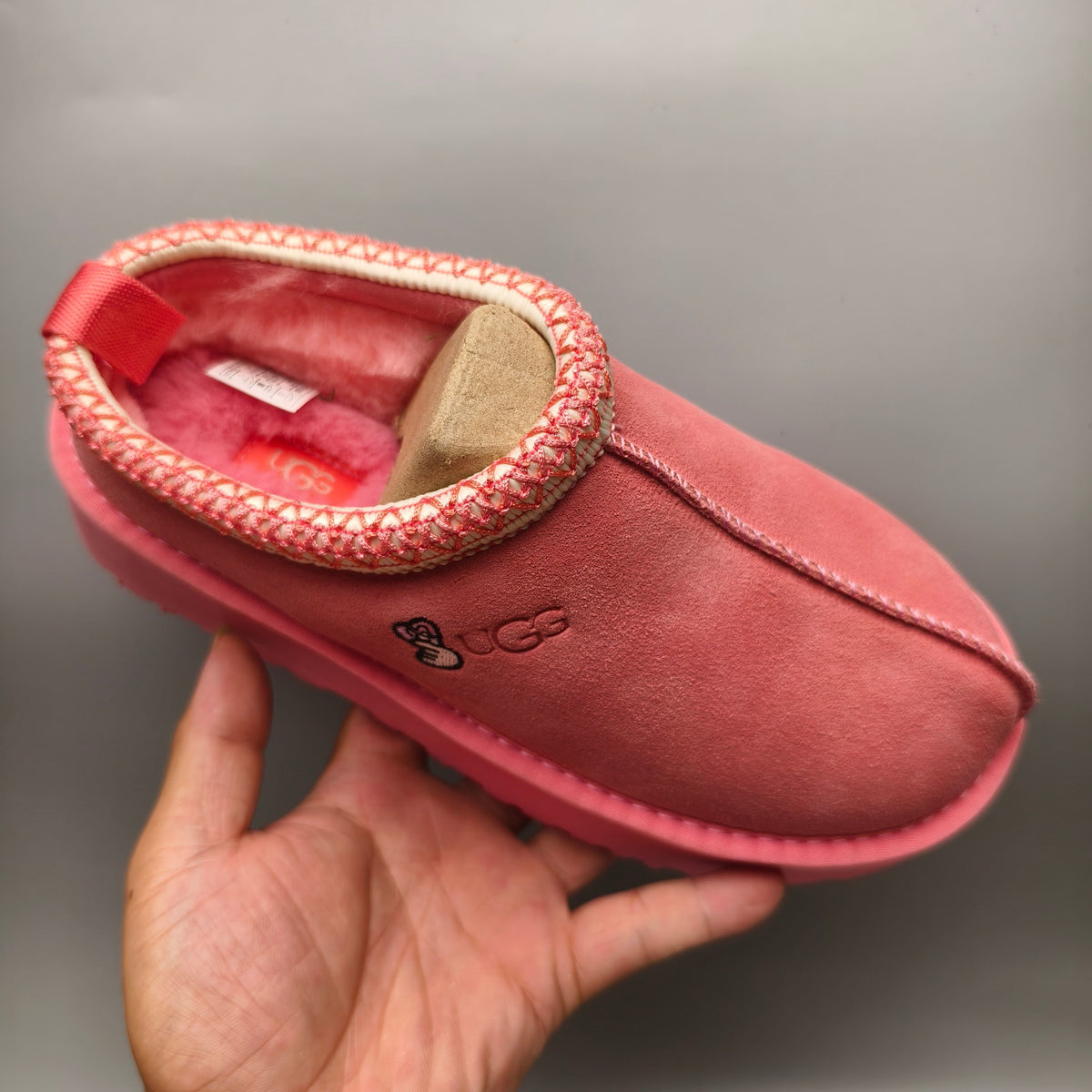 Fuchsia Folk-Inspired Platform Casual Shoes | 2553 / 2130