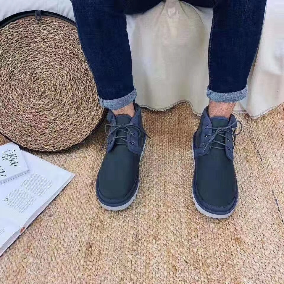 Dark Gray Niumu Zip-Up Shoes | Updated Design 3883