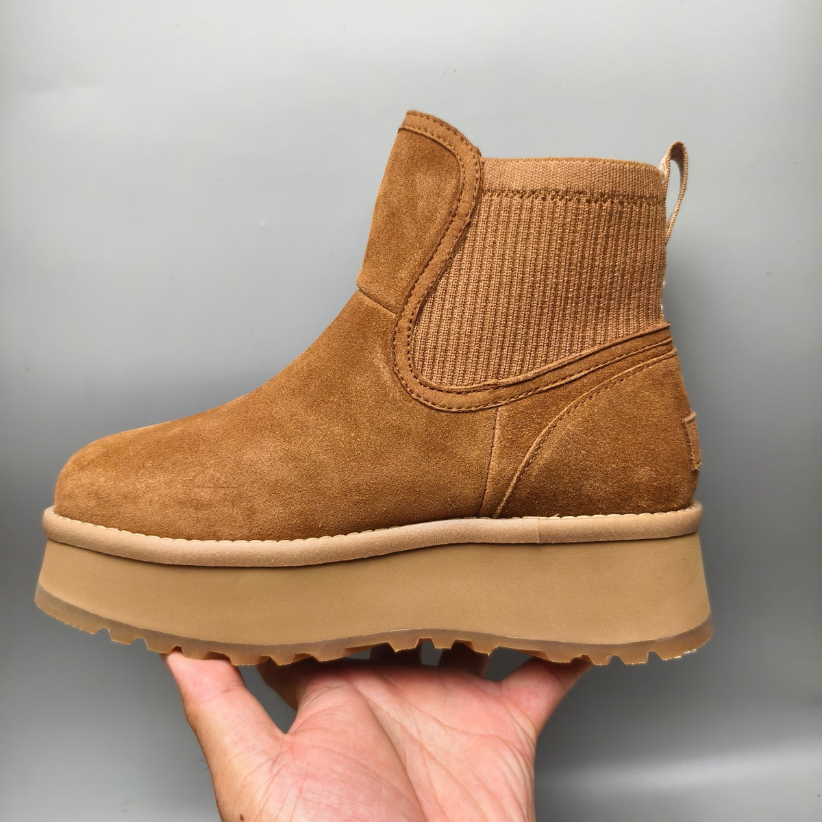 Chestnut 5 cm Platform Casual Fashion Shoes | 3258