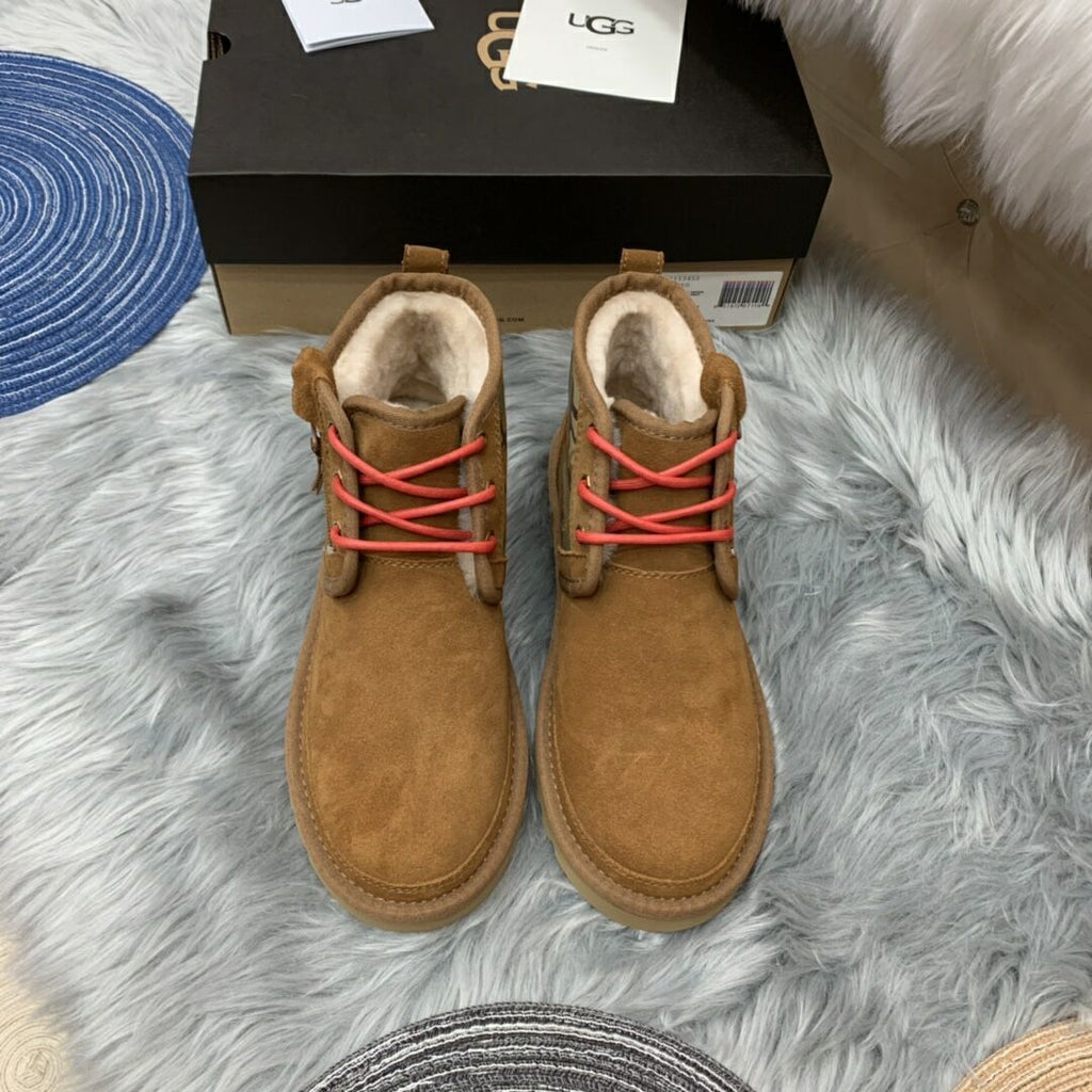 Men's Chestnut Colorblock Camouflage Shoes | 4193