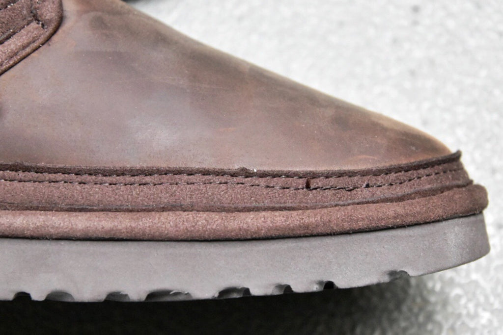 Men's Crazy Horse Leather Zip-Up Shoes | 3883