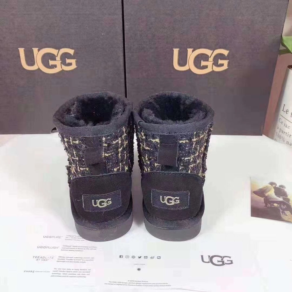Kids' Chic Snow Boots in Xiangfeng Black | Style 5854