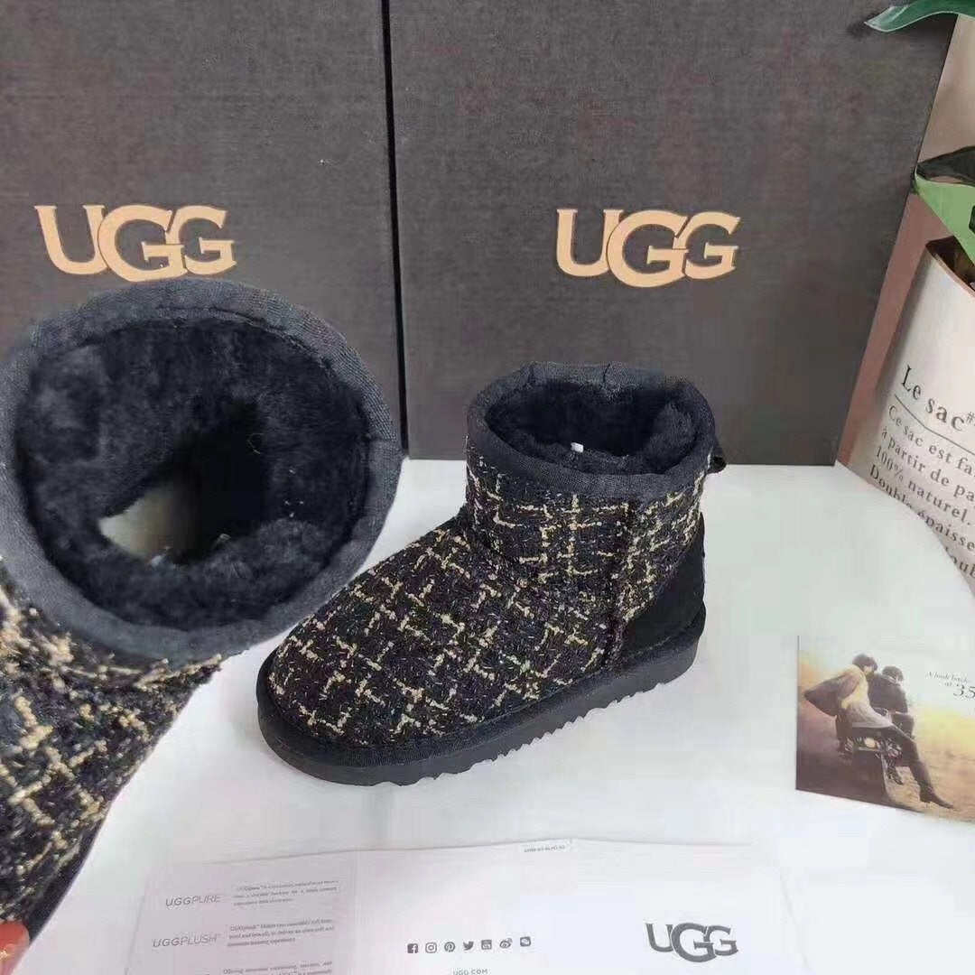 Kids' Chic Snow Boots in Xiangfeng Black | Style 5854