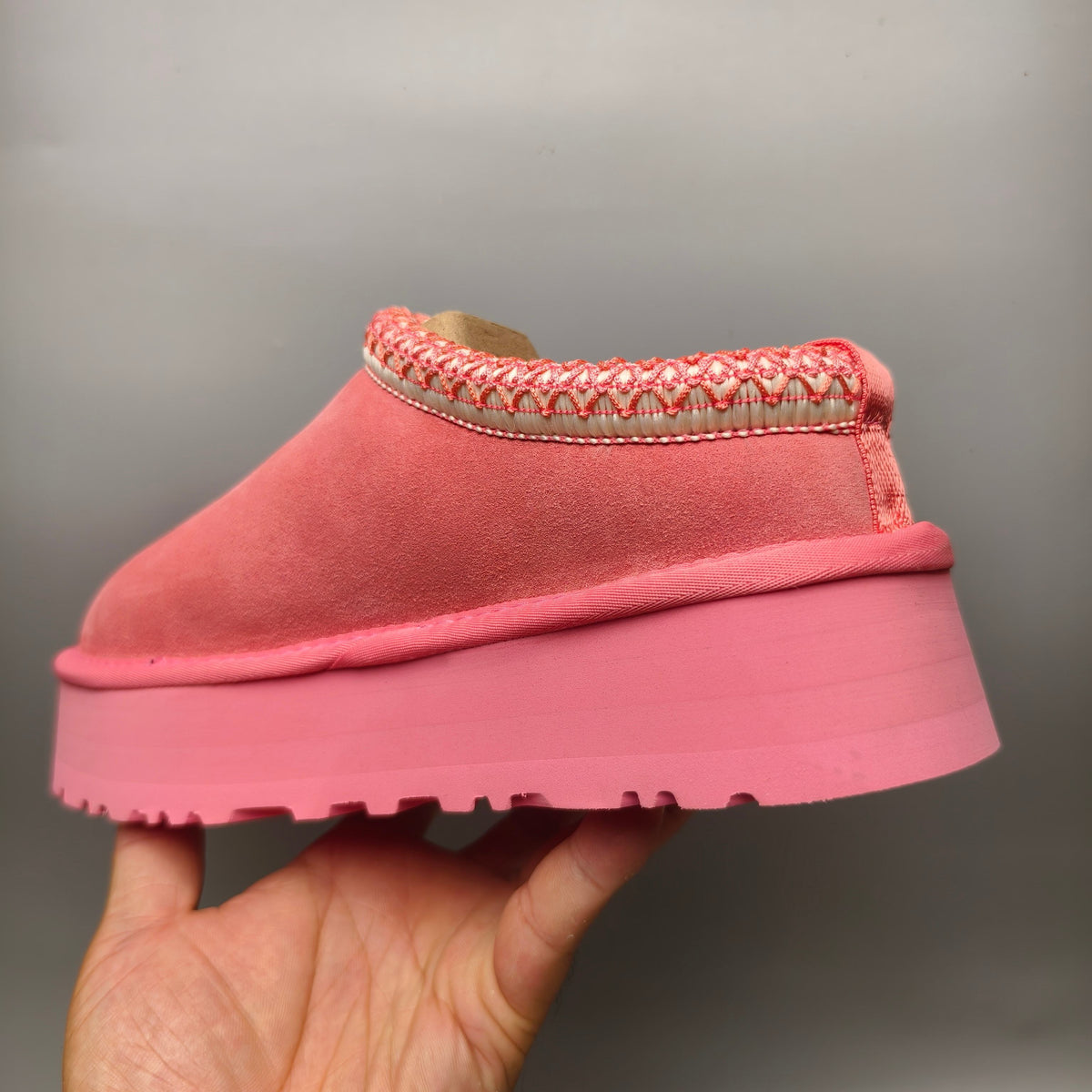 Fuchsia Folk-Inspired Platform Casual Shoes | 2553 / 2130