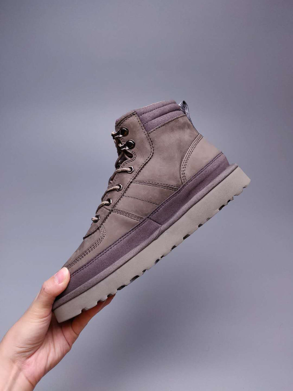 Men's Gray Lace-Up Casual Shoes | 2991