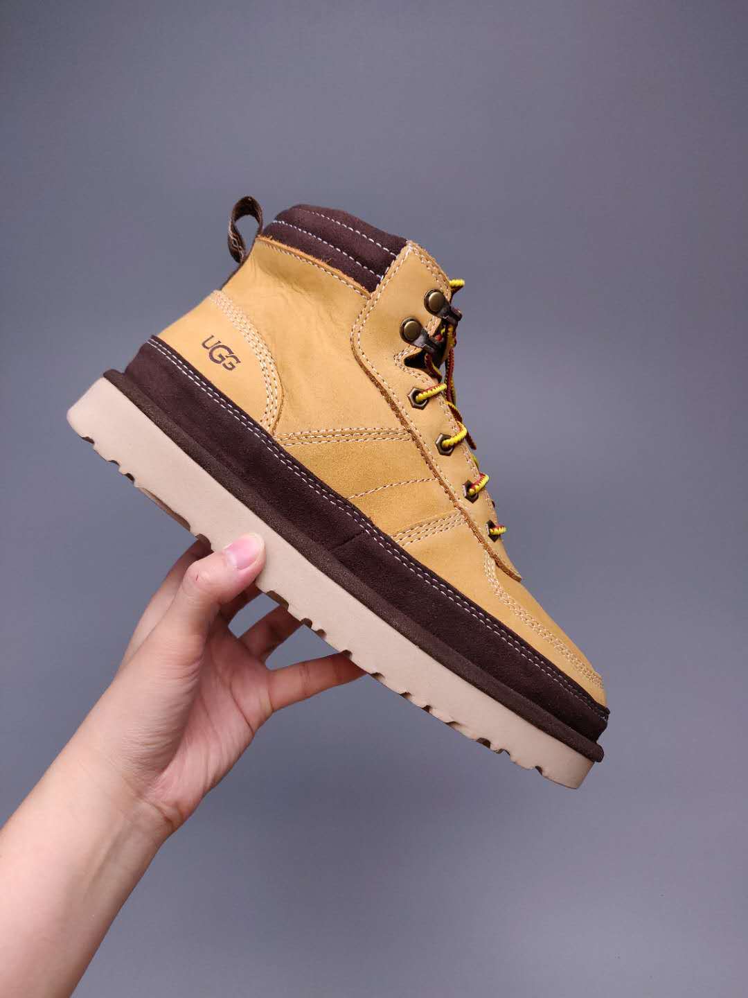 Men's Chestnut Lace-Up Casual Shoes | 2991