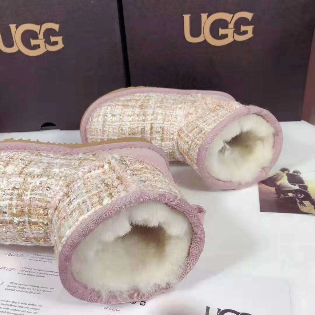 Kids' Chic Snow Boots in Xiangfeng Pink | Style 5854