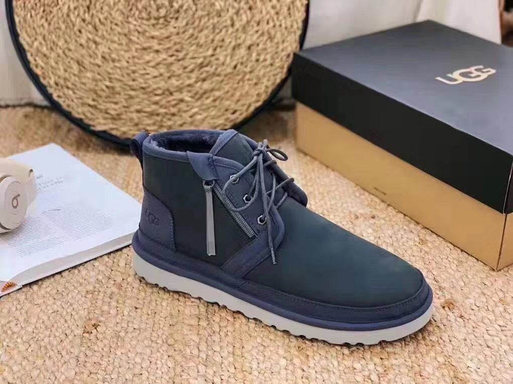Dark Gray Niumu Zip-Up Shoes | Updated Design 3883