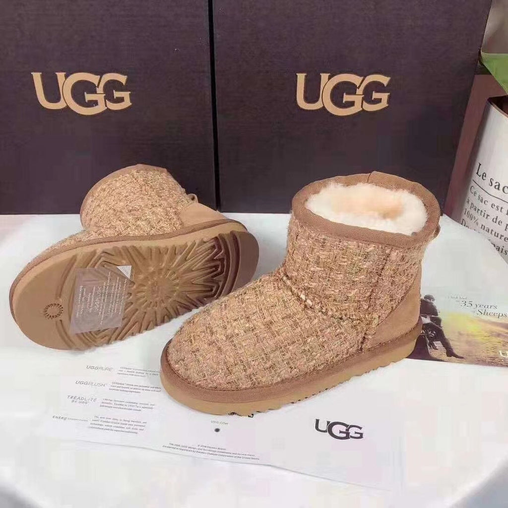 Kids' Chic Snow Boots in Xiangfeng Chestnut | Style 5854