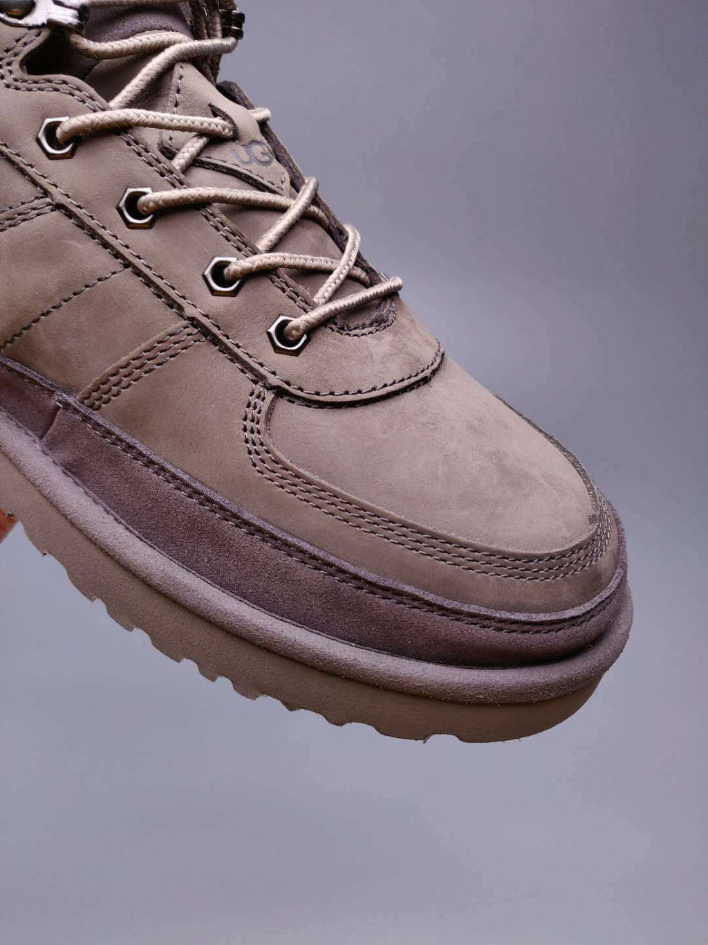 Men's Gray Lace-Up Casual Shoes | 2991