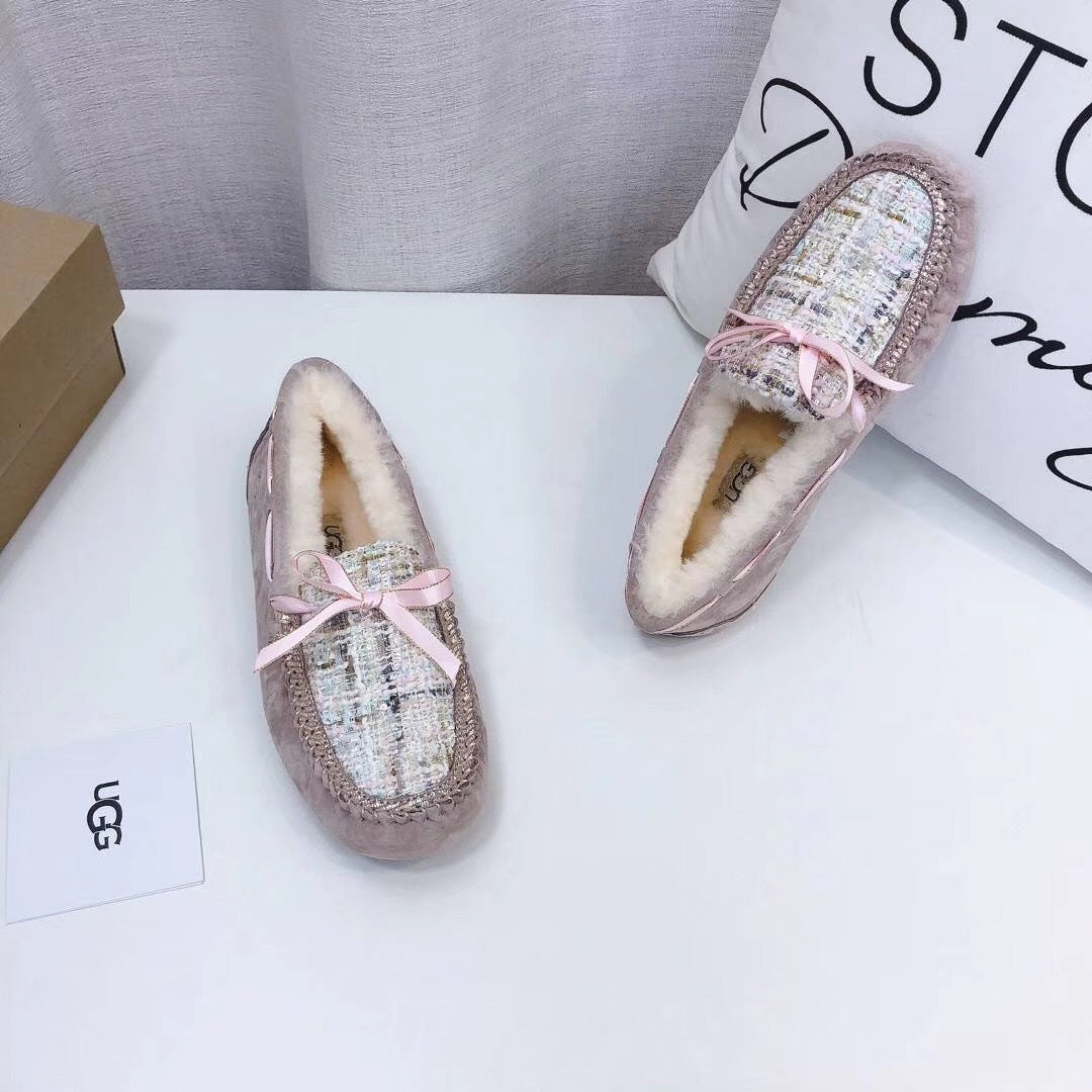 Dusk Pink Chic Moccasin Loafers | Style 5623