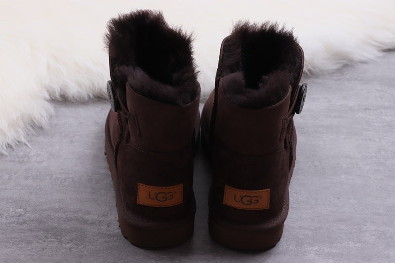 Coffee Brown Women's Mini Bailey Button II Boots 2.0 | Style 6422