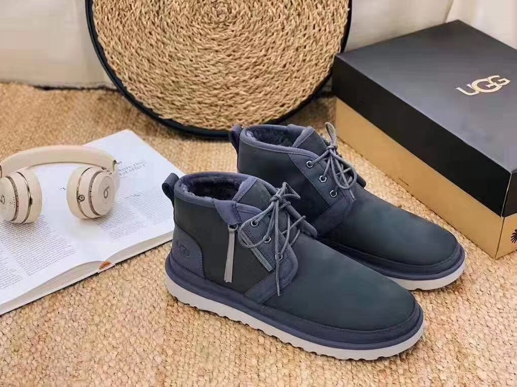 Dark Gray Niumu Zip-Up Shoes | Updated Design 3883