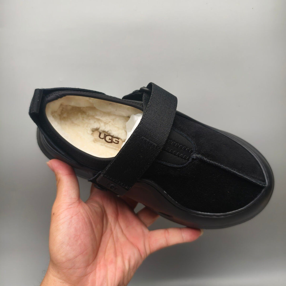 Black Unisex Slip-On Casual Shoes | Style 7550