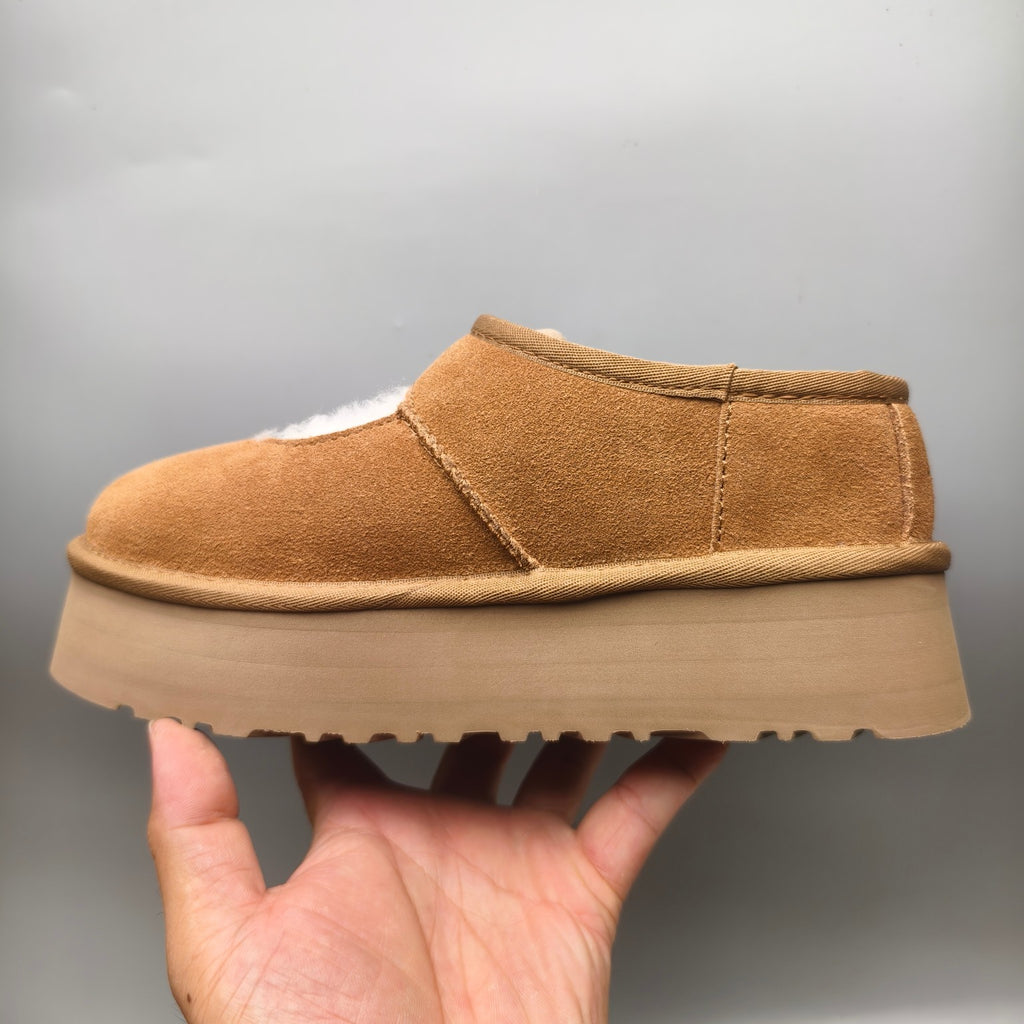 Chestnut Platform Mary Jane Fashion Shoes | Style 7612