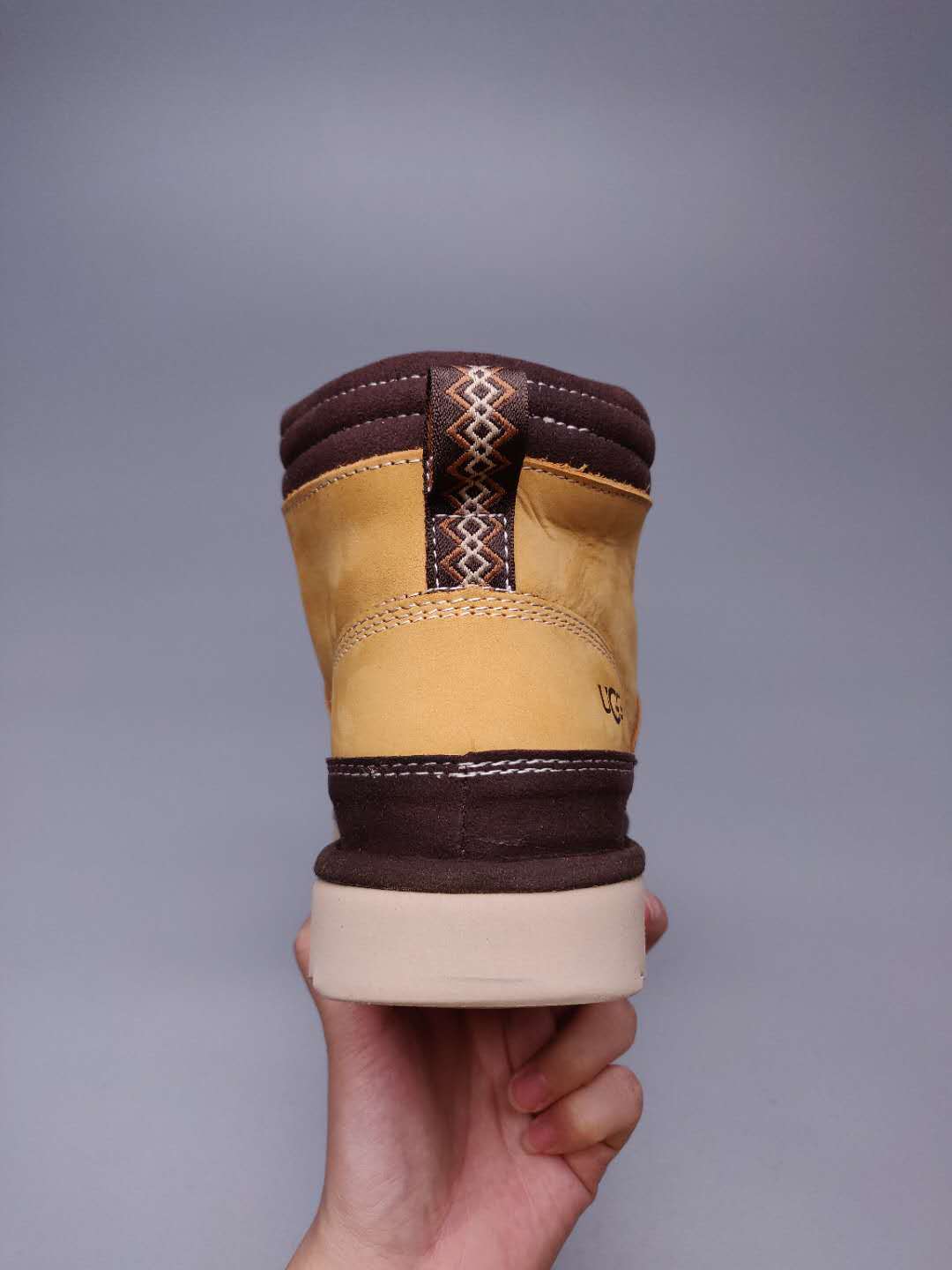 Men's Chestnut Lace-Up Casual Shoes | 2991