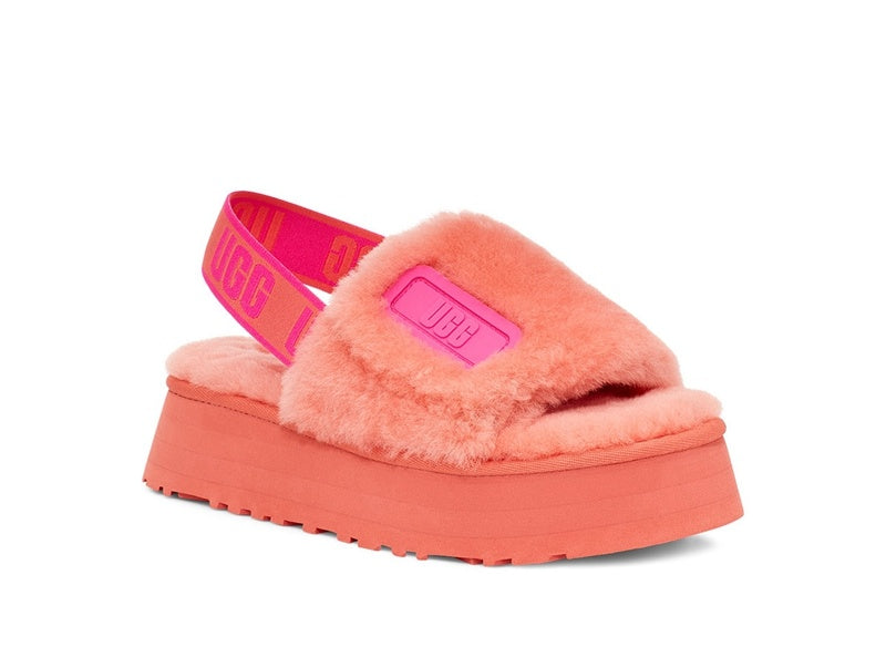 Coral Red Disco-Inspired Sandals | 2258