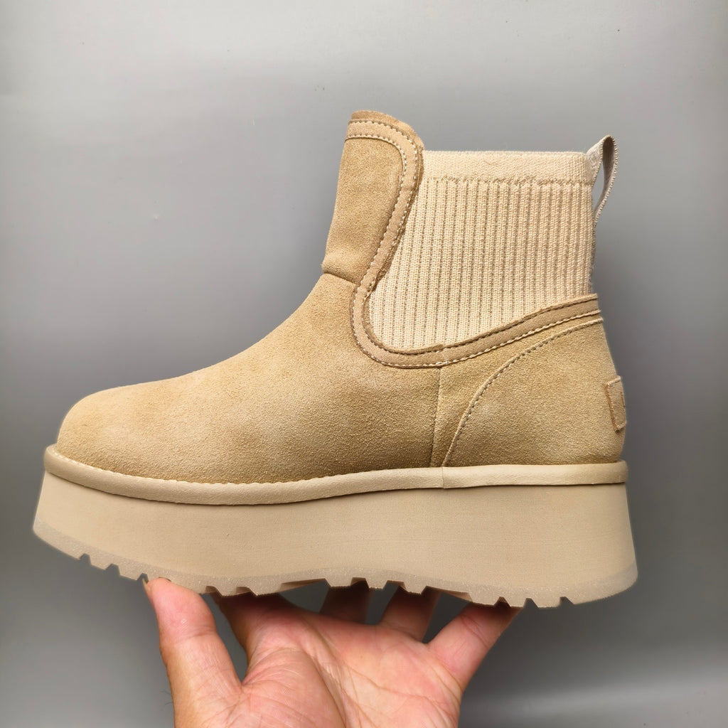 Sand 5 cm Platform Casual Fashion Shoes | 3258