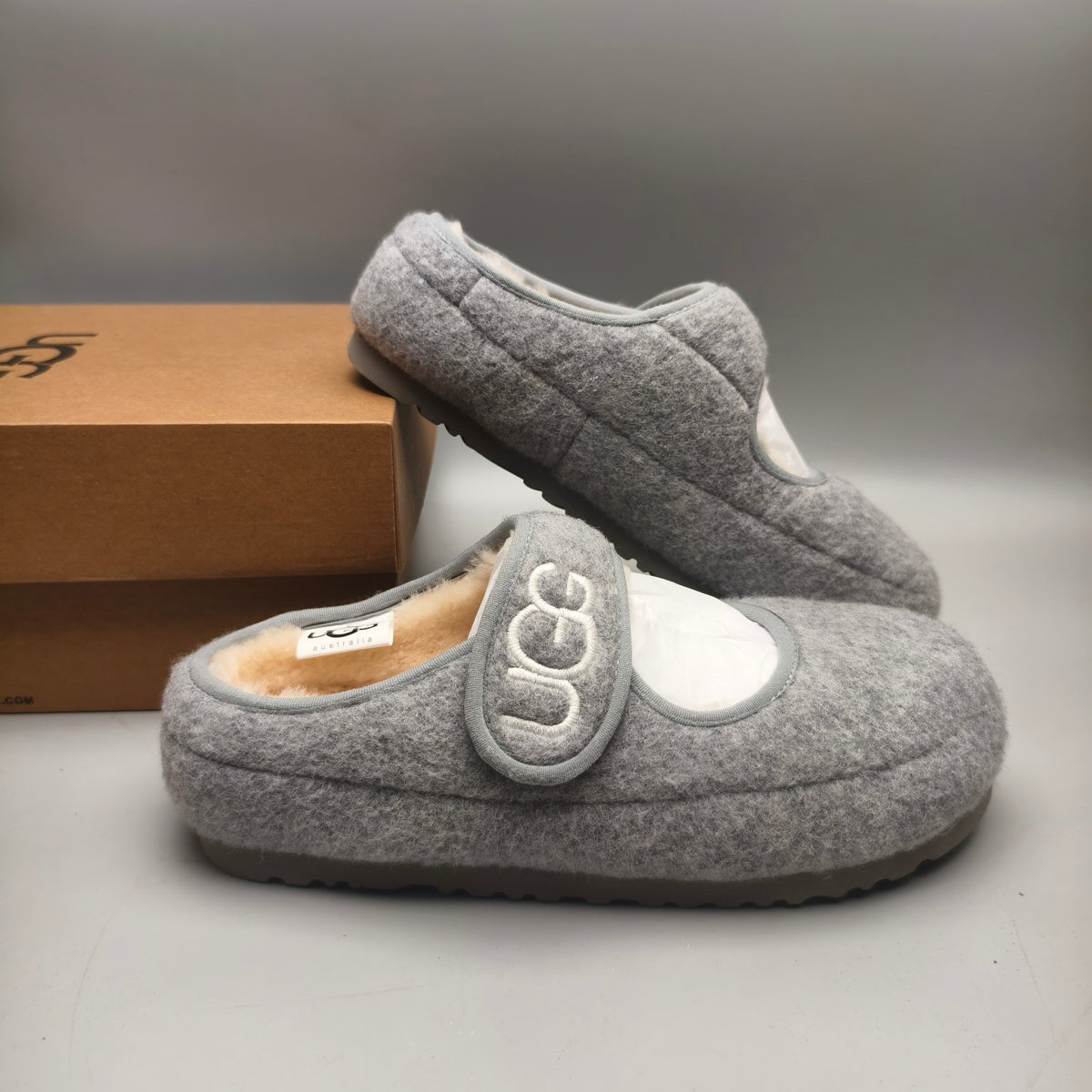 Gray Ultra-Lightweight Mary Jane Casual Shoes | 5097