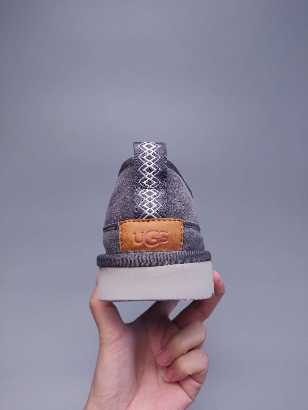 Men's Gray Low-Top Slip-On Shoes | 3455