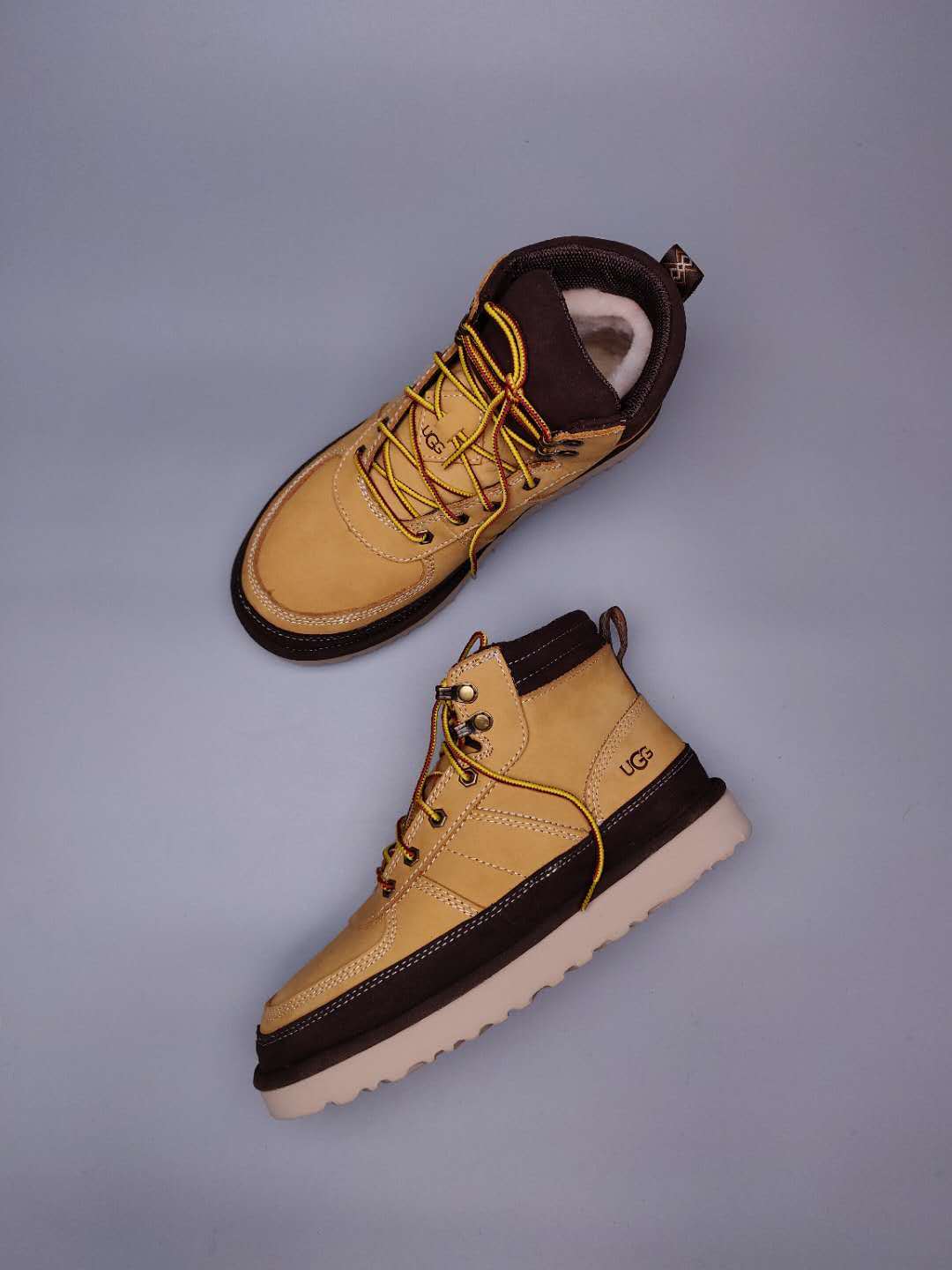Men's Chestnut Lace-Up Casual Shoes | 2991